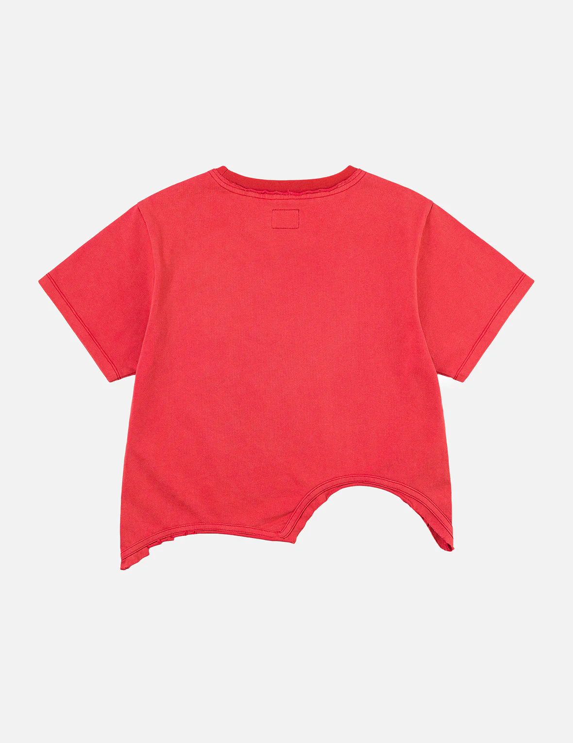 Logo Print and Distressed Detail Fashion Fit T-Shirt - Image 7