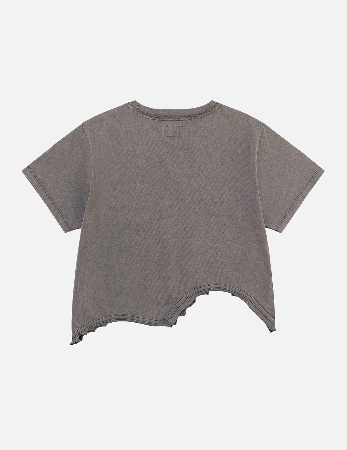 Logo Print and Distressed Detail Fashion Fit T-Shirt - Image 8