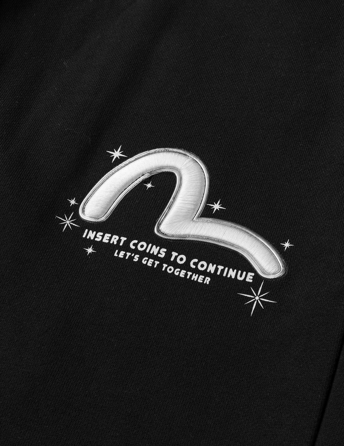Logo Print and Seagull Embroidery Regular Fit Sweatpants - Image 8