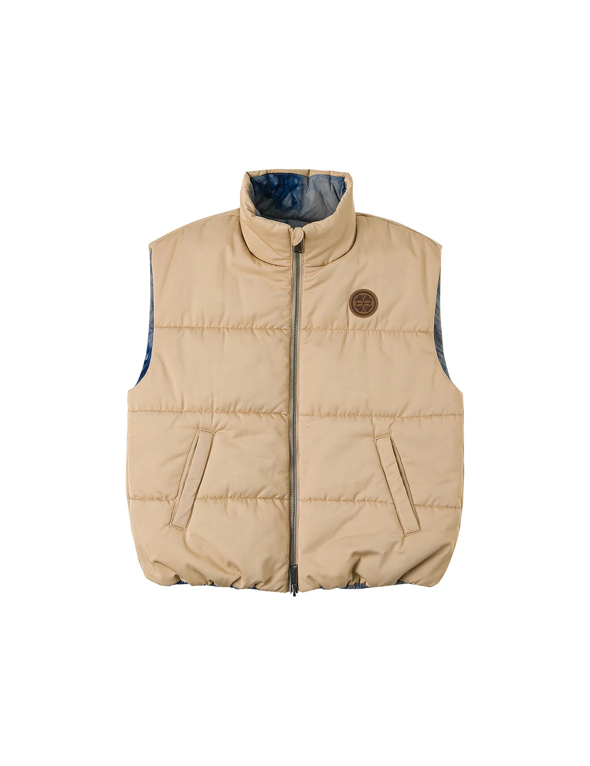 Logo Print Oversized Reversible Vest - Image 19