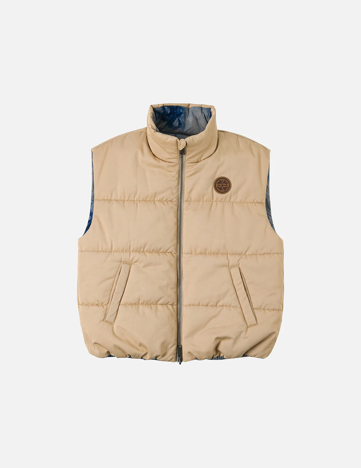 Logo Print Oversized Reversible Vest - Image 3