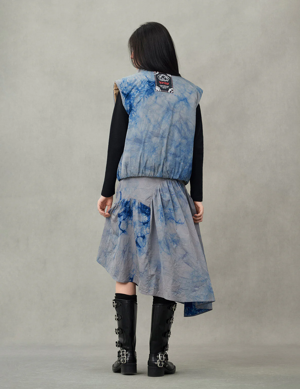 Logo Print Oversized Reversible Vest - Image 6