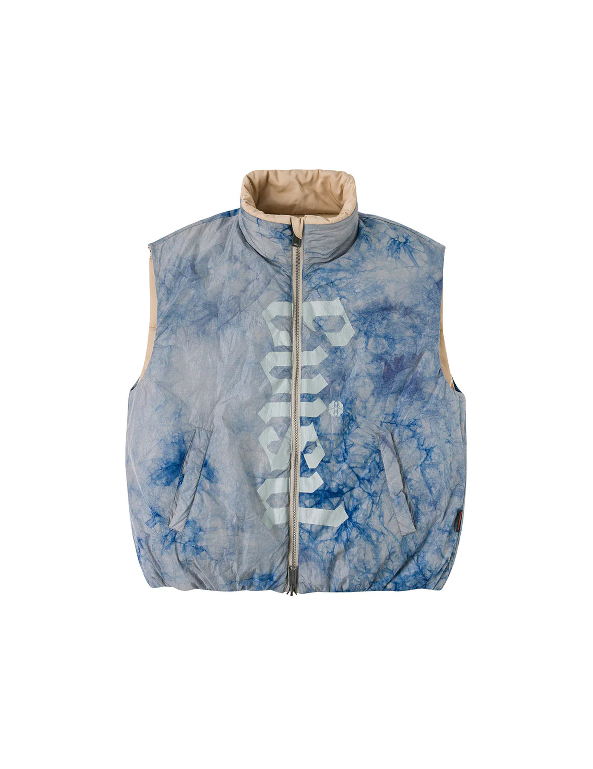 Logo Print Oversized Reversible Vest - Image 8