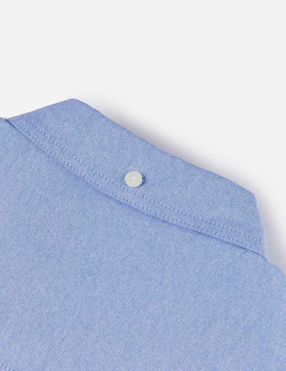 Logo Sashiko and Seagull Print Relax Fit Long-sleeve Shirt - Image 12