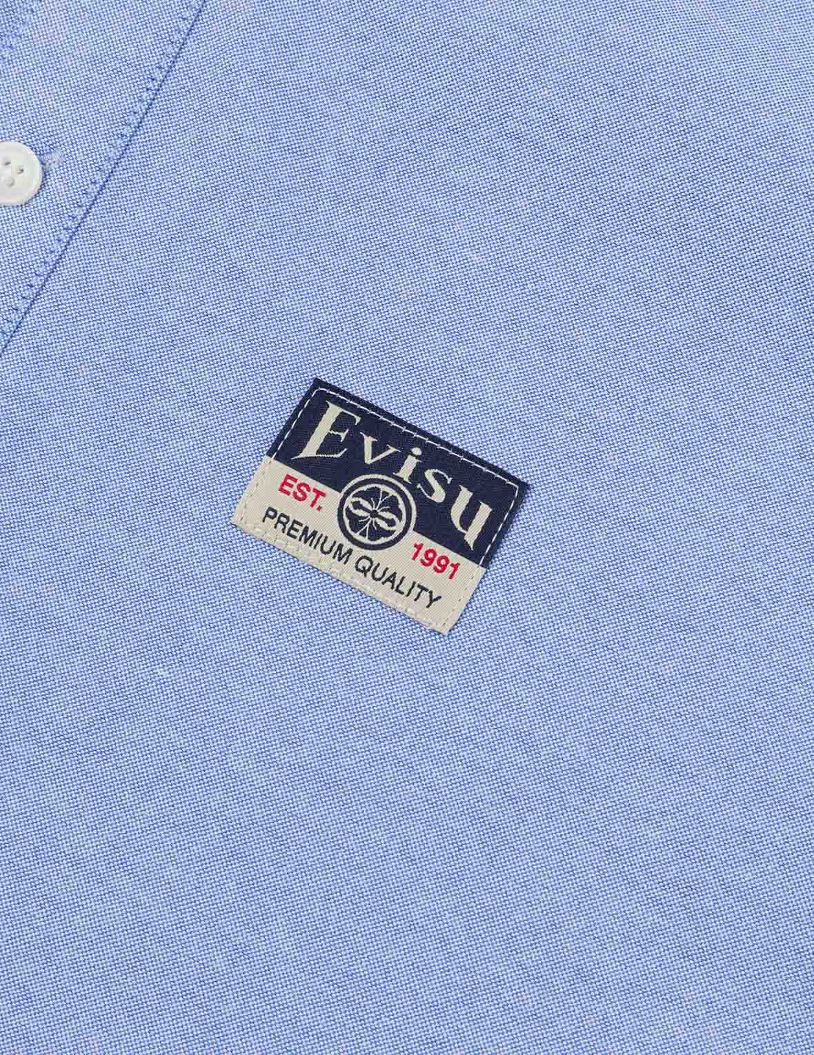 Logo Sashiko and Seagull Print Relax Fit Long-sleeve Shirt - Image 9