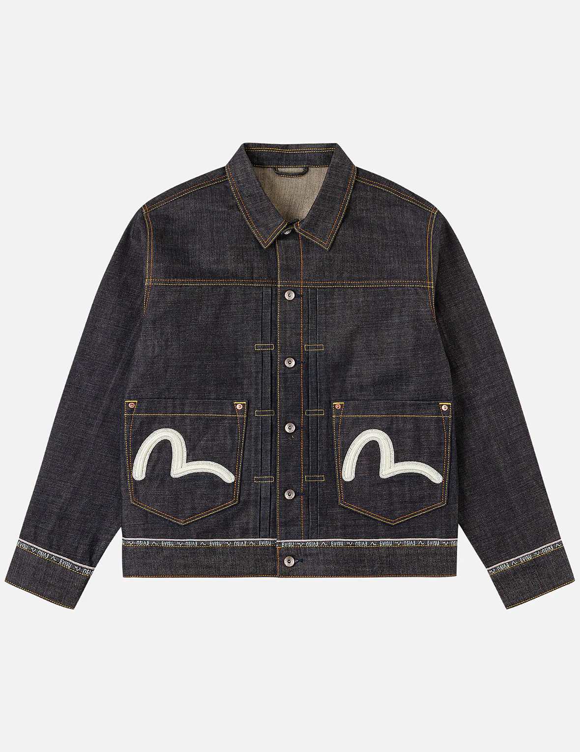 Logo Seagull Embroidery Denim Jacket - Image 3