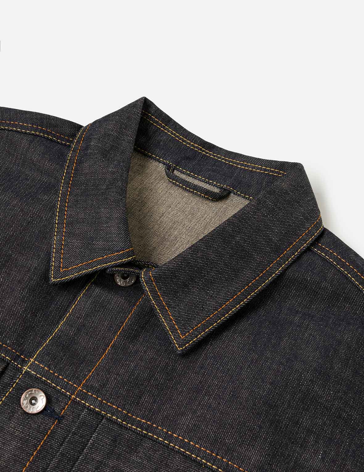Logo Seagull Embroidery Denim Jacket - Image 6