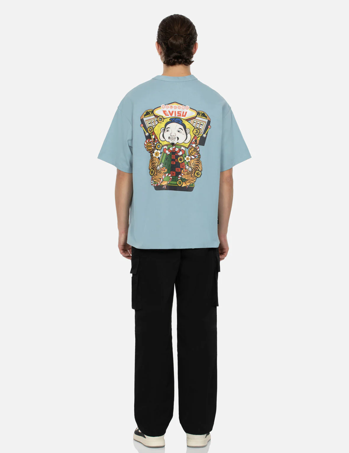 Lucky Slot Machine Print Loose Fit T-shirt - Image 10