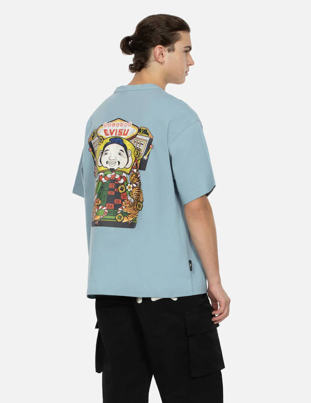 Lucky Slot Machine Print Loose Fit T-shirt - Image 14