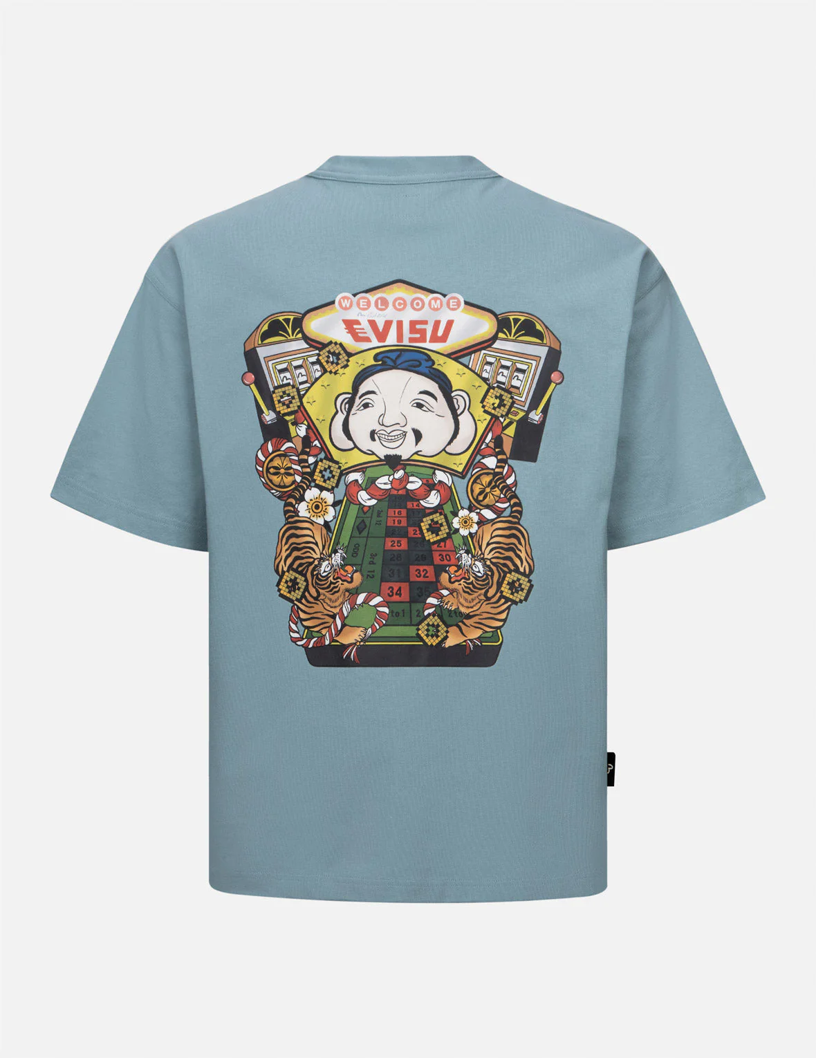 Lucky Slot Machine Print Loose Fit T-shirt - Image 2