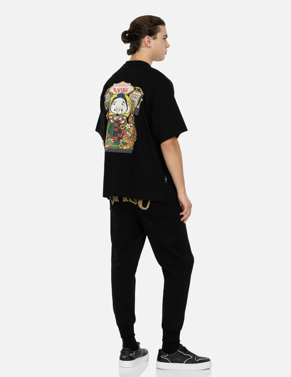 Lucky Slot Machine Print Loose Fit T-shirt - Image 5