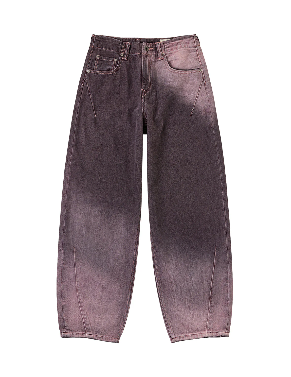 Two-tone Balloon Fit Jeans - Image 2