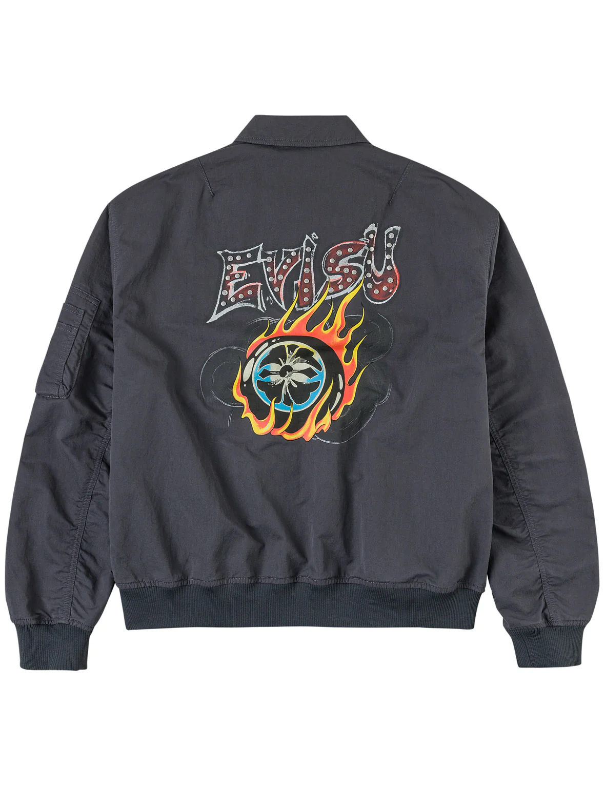 Metal Studs Bomber Jacket