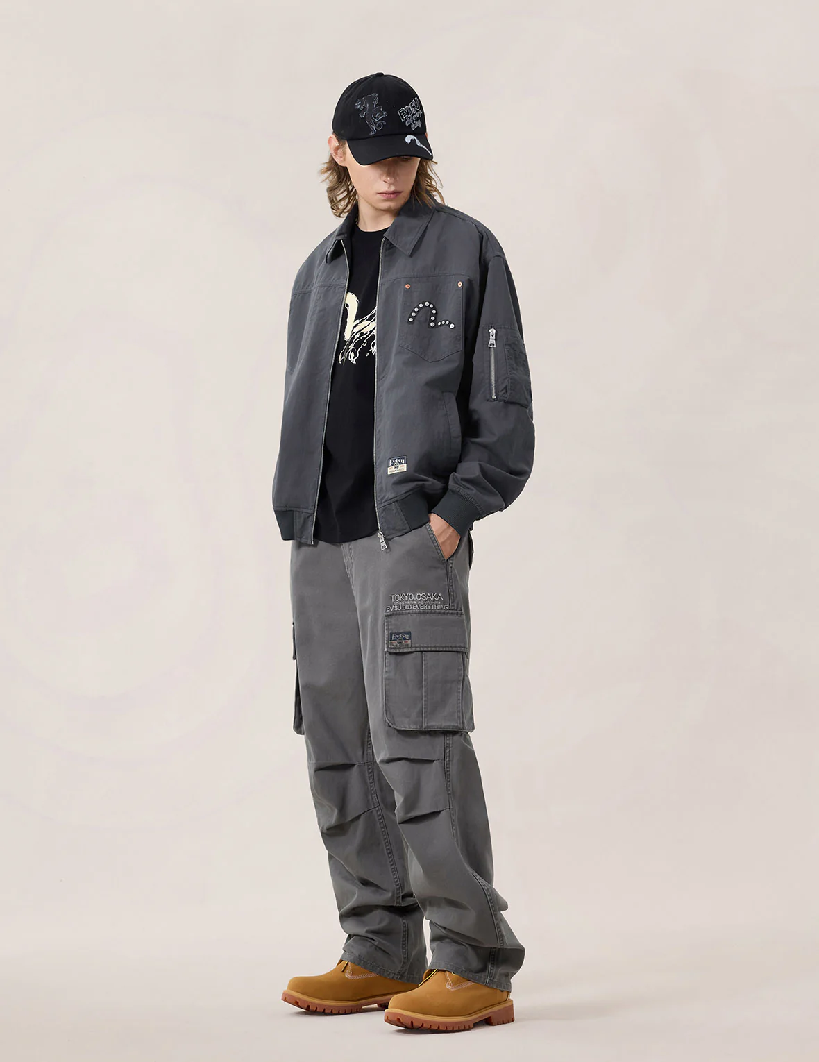 Metal Studs Bomber Jacket - Image 5
