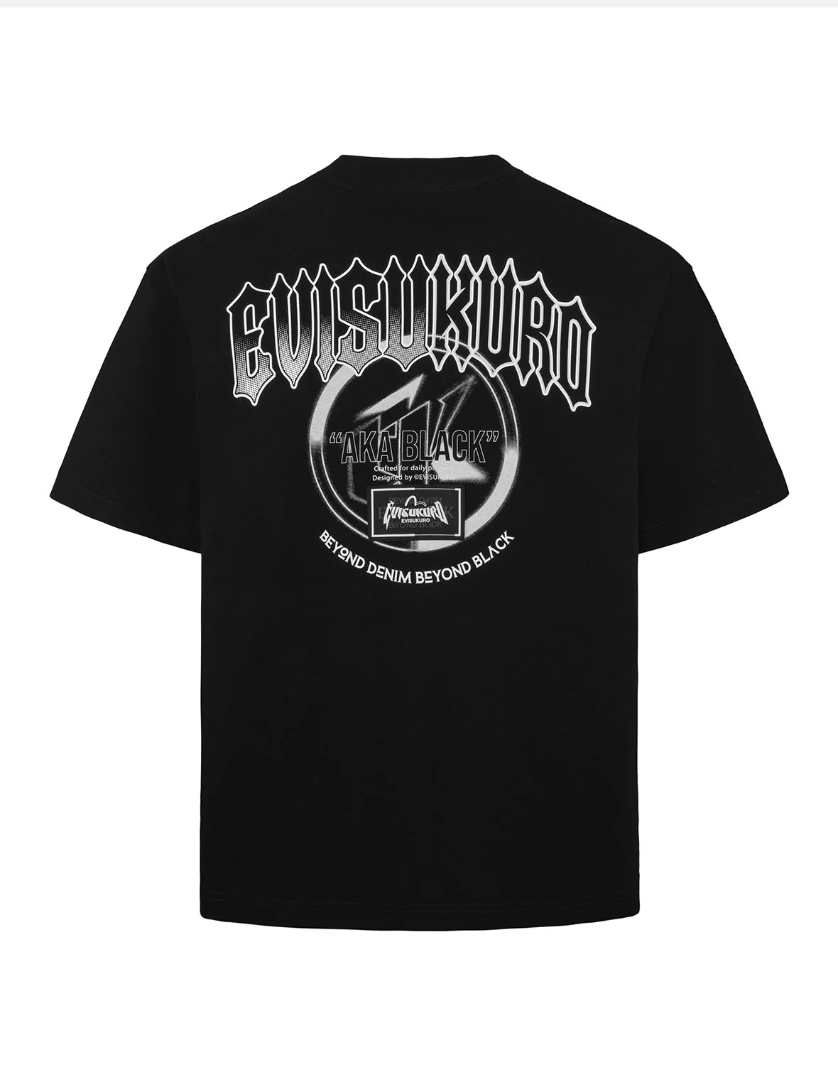 Metallic Logo and Slogan Print Regular Fit T-Shirt - Image 10