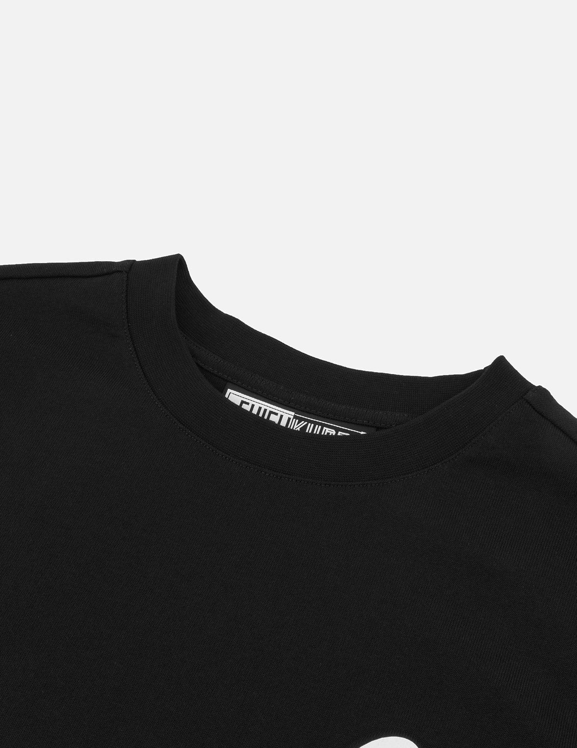 Metallic Logo and Slogan Print Regular Fit T-Shirt - Image 7