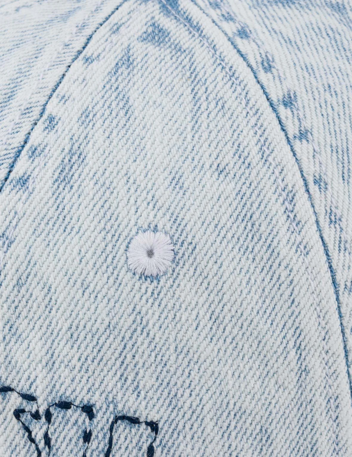 Minimal Embroidery Heavy Washed Cap - Image 8