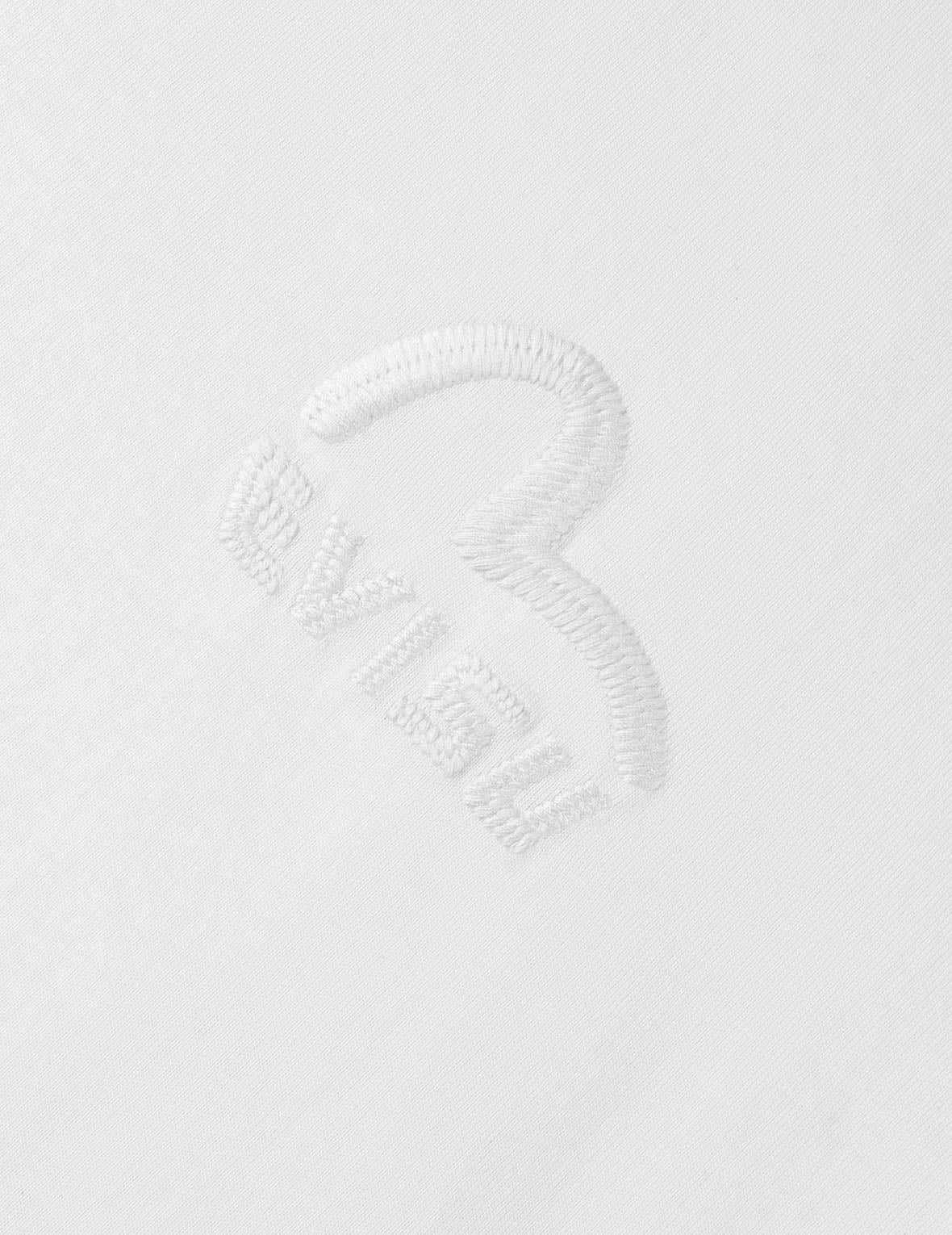 Monochrome Seagull Embroidery T-shirt - Image 14