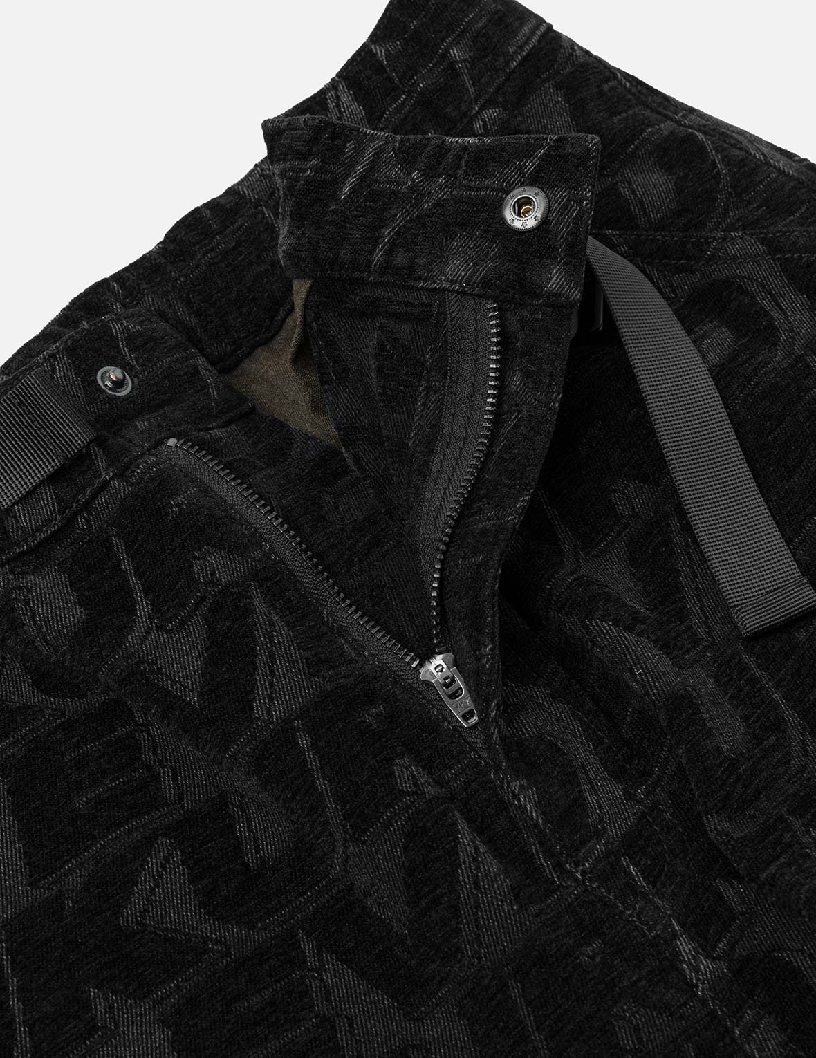 Monogram Allover Jacquard Relax Fit Worker Pants - Image 10