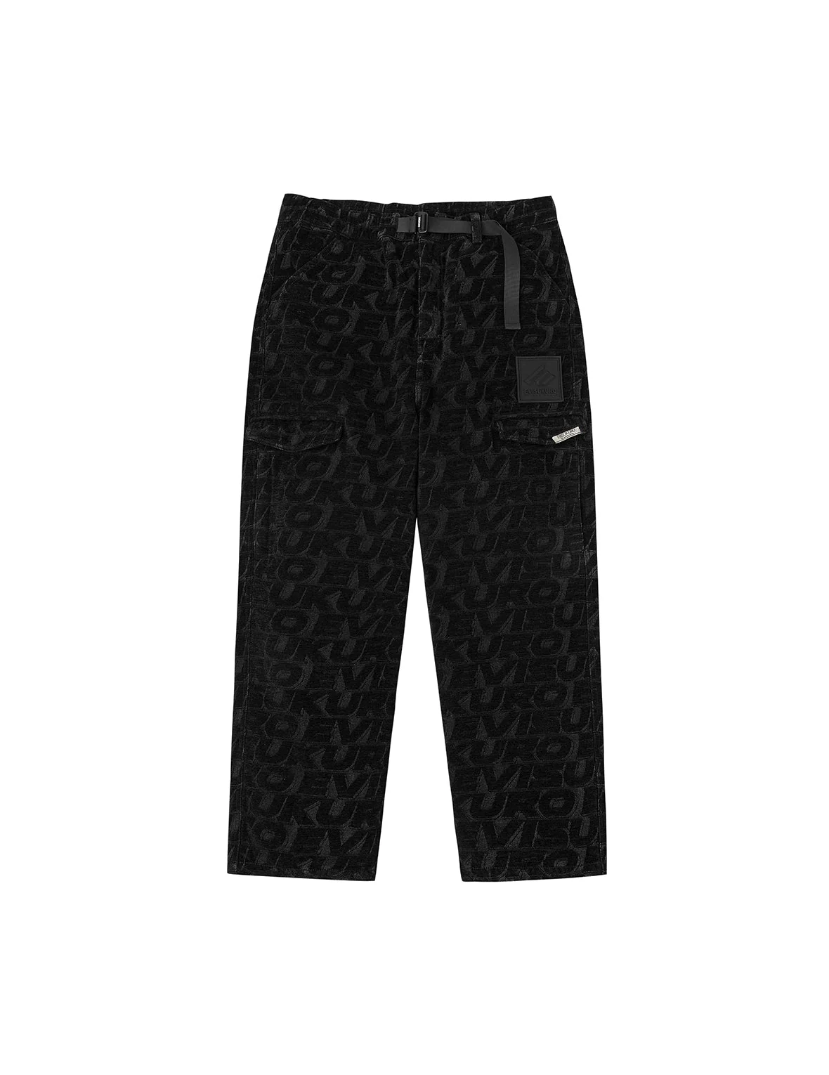 Monogram Allover Jacquard Relax Fit Worker Pants - Image 15