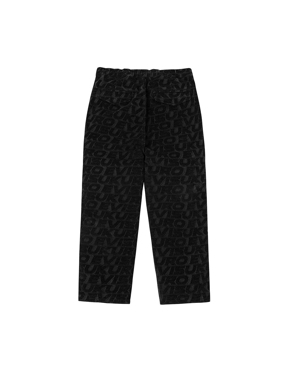 Monogram Allover Jacquard Relax Fit Worker Pants - Image 2
