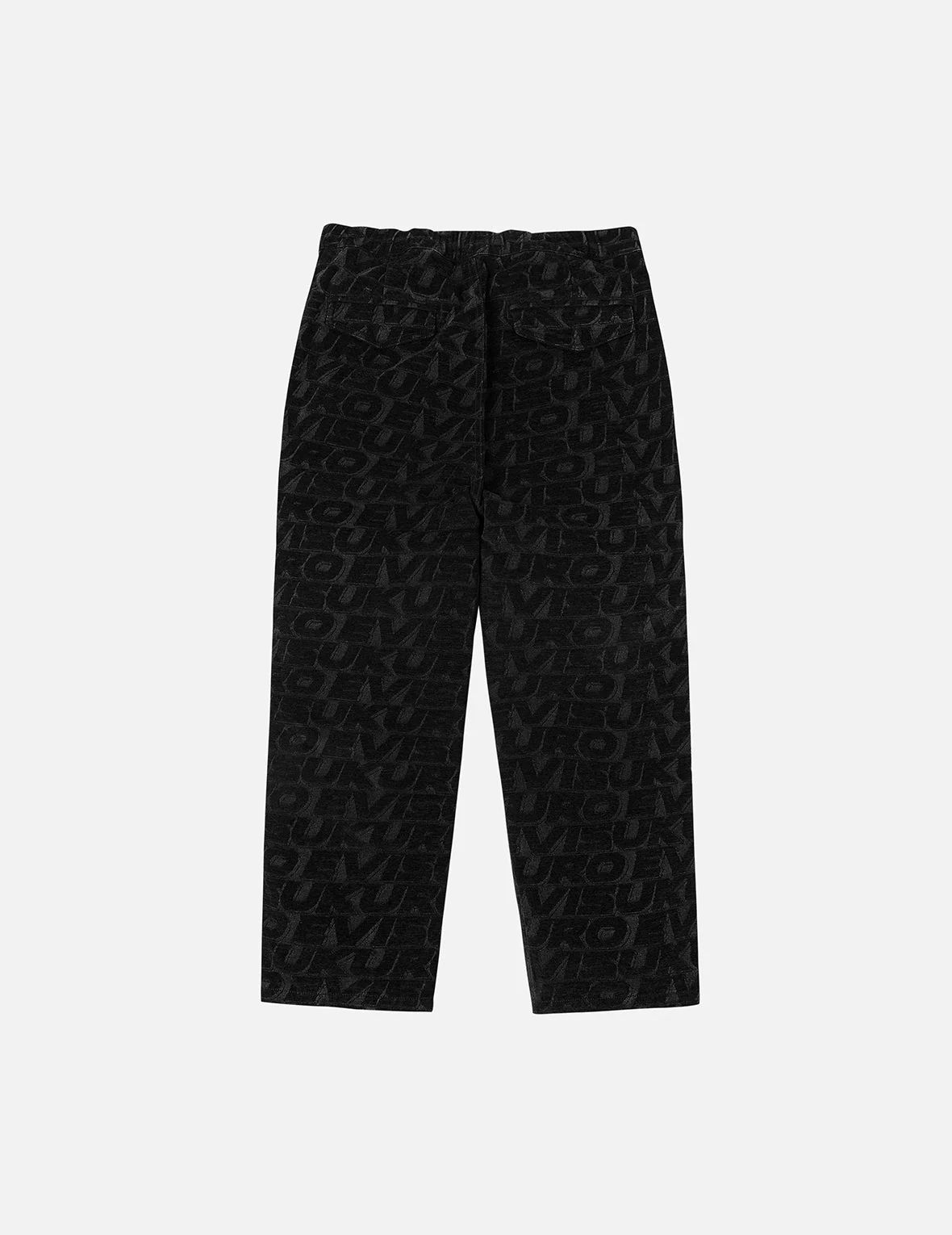 Monogram Allover Jacquard Relax Fit Worker Pants - Image 4