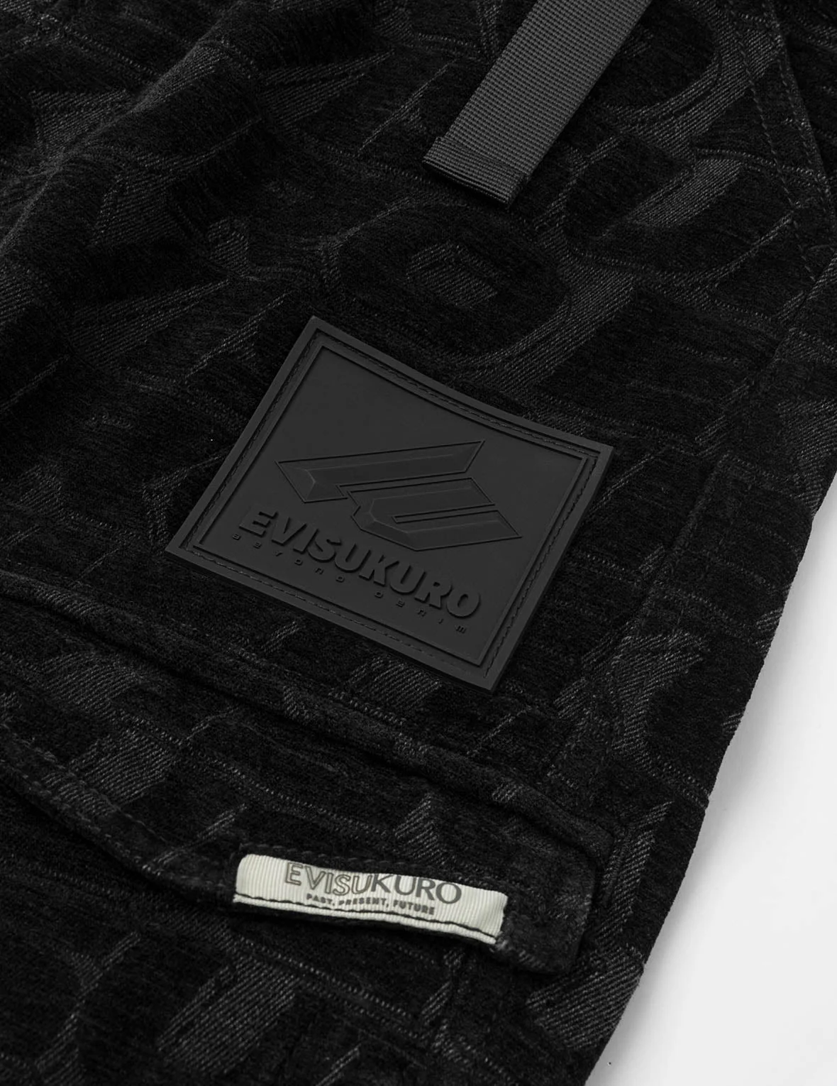 Monogram Allover Jacquard Relax Fit Worker Pants - Image 7