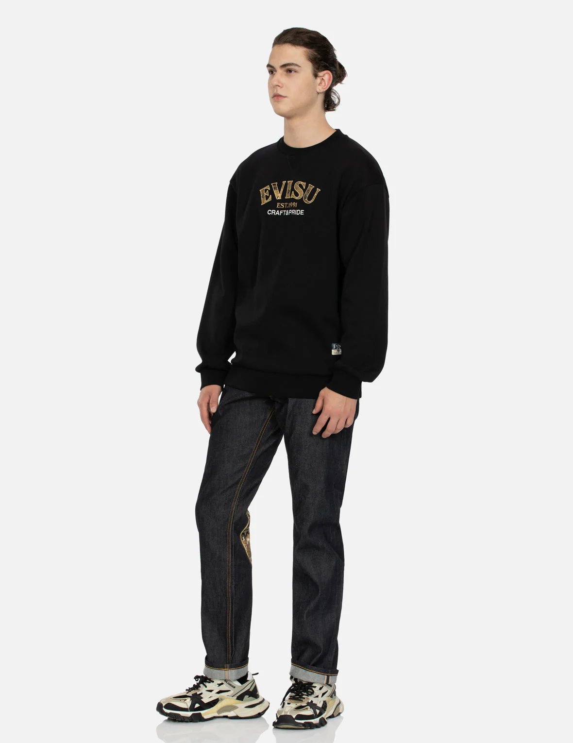 Logo Brocade Appliqué Relax Fit Sweatshirt - Image 3