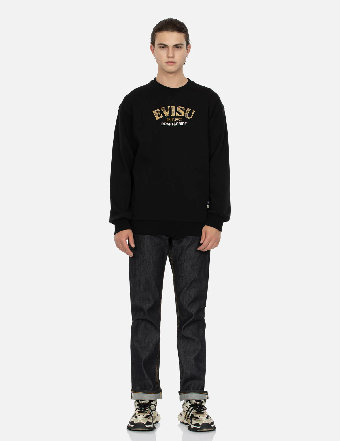 Logo Brocade Appliqué Relax Fit Sweatshirt - Image 5