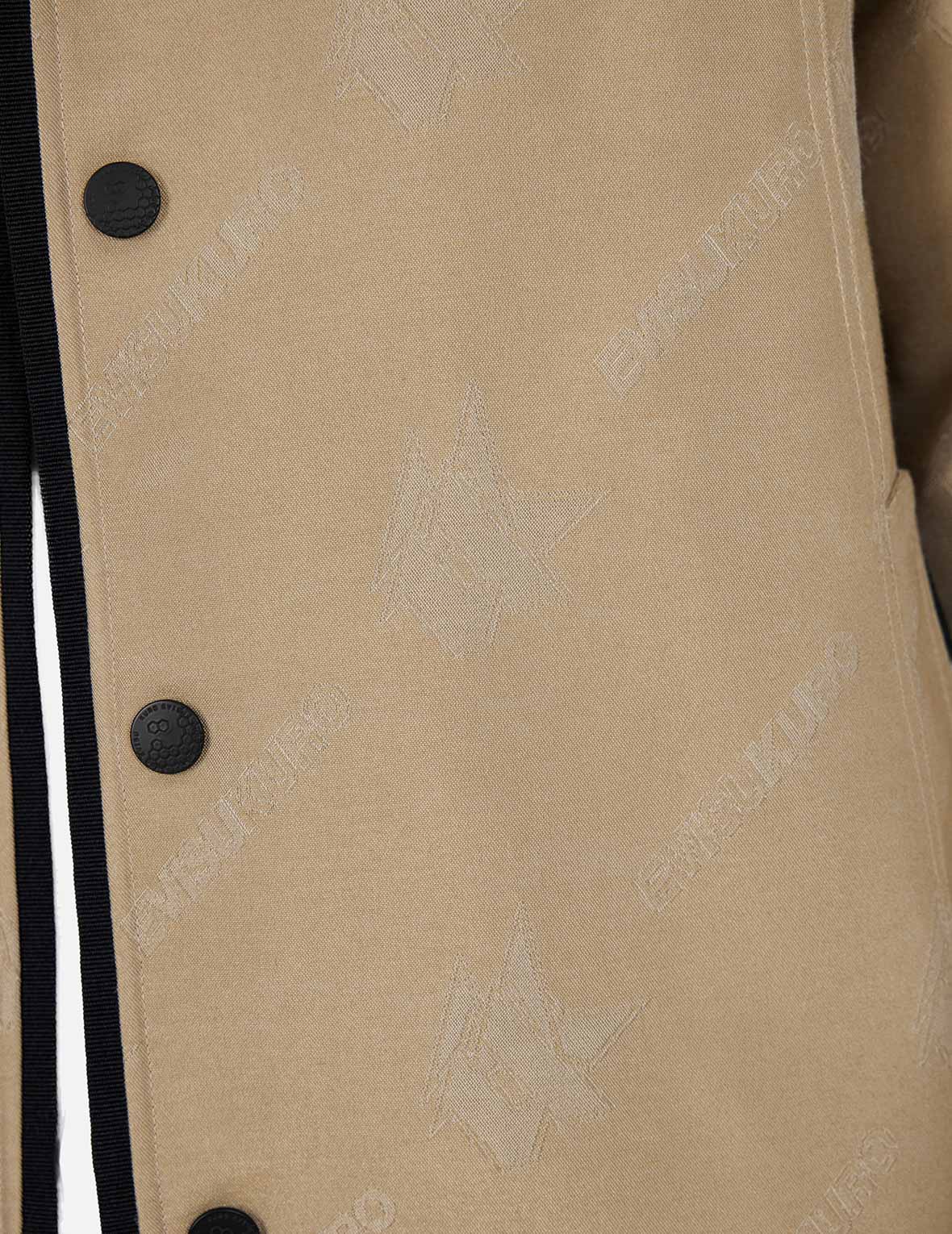 Monogram Logo Jacquard Oversized Coach Jacket - Image 10