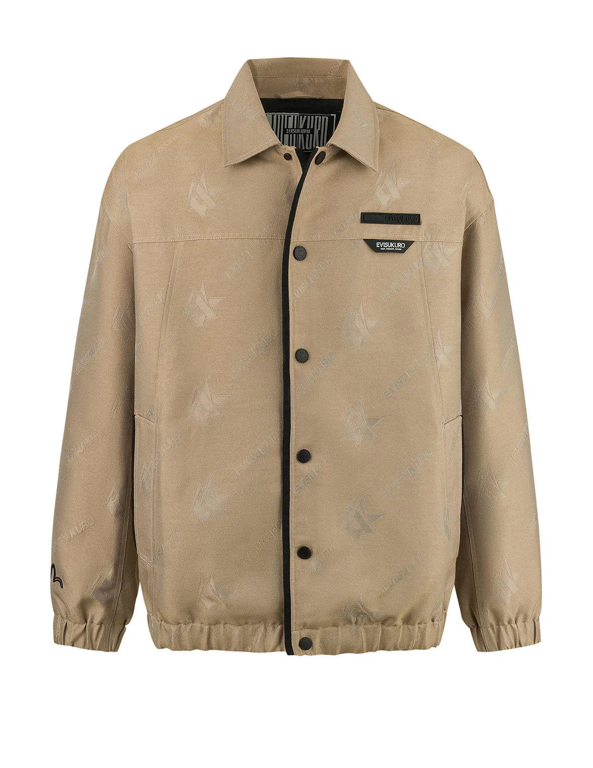 Monogram Logo Jacquard Oversized Coach Jacket - Image 16