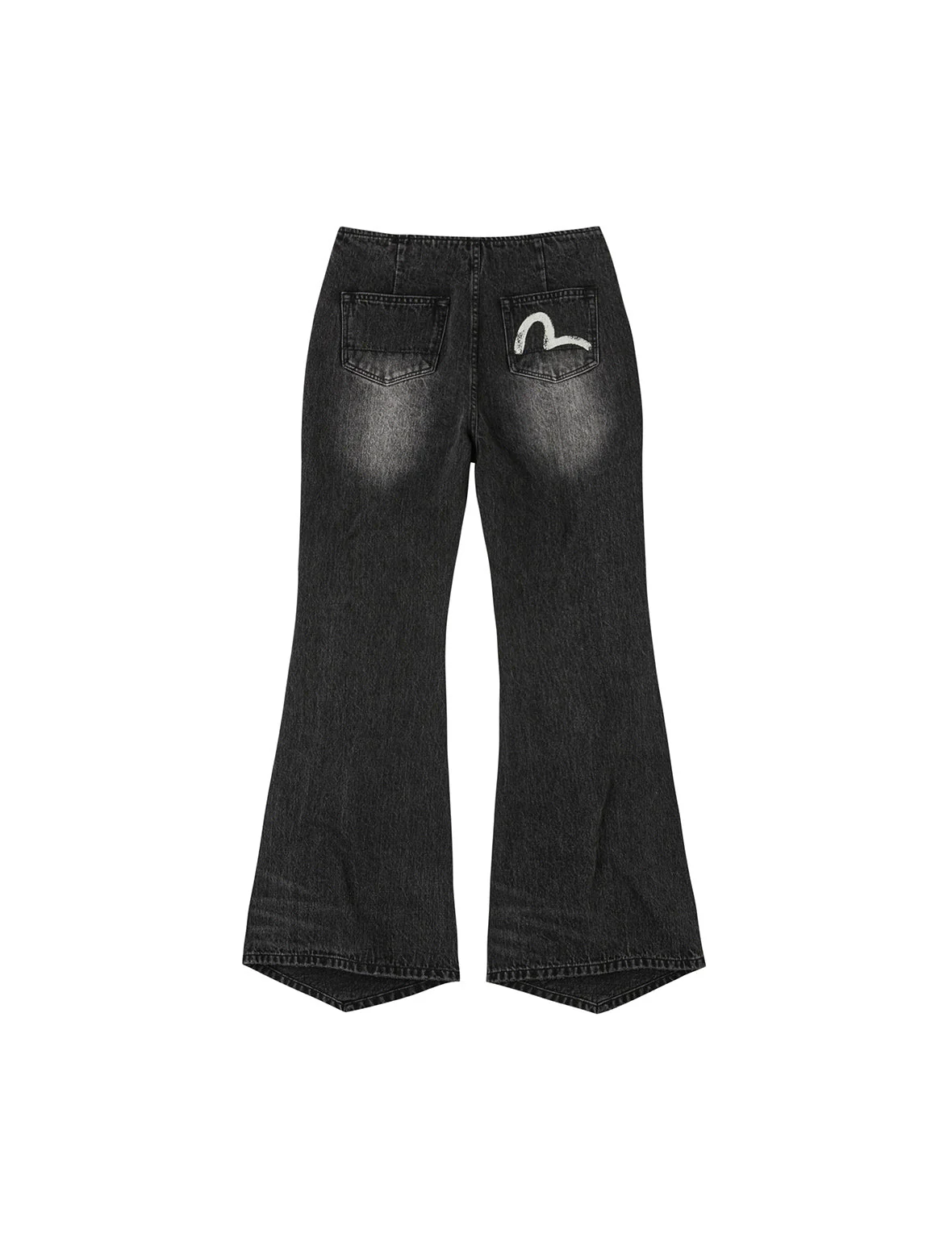 Mottled Seagull and Distressed Fashion Fit Denim Skorts - Image 12