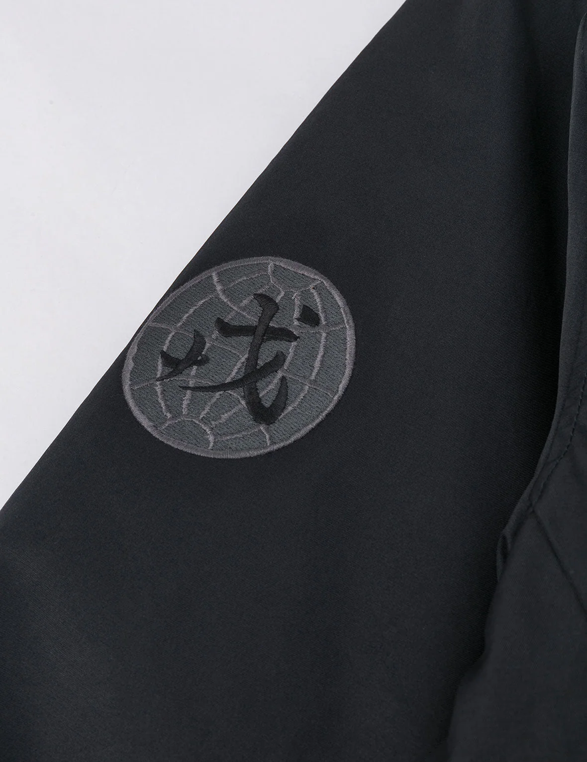 Multi Logo Badges Embroidery Regular Fit Padded Bomber Jacket - Image 18