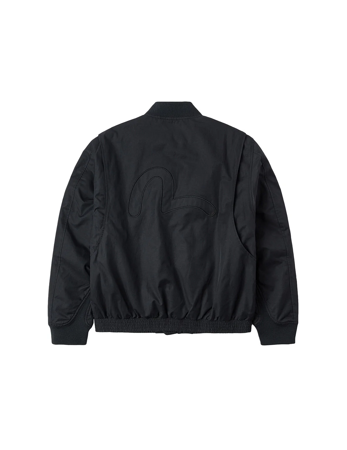 Multi Logo Badges Embroidery Regular Fit Padded Bomber Jacket - Image 3