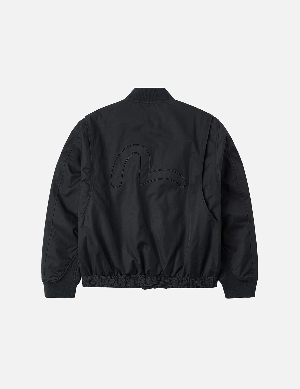 Multi Logo Badges Embroidery Regular Fit Padded Bomber Jacket - Image 7