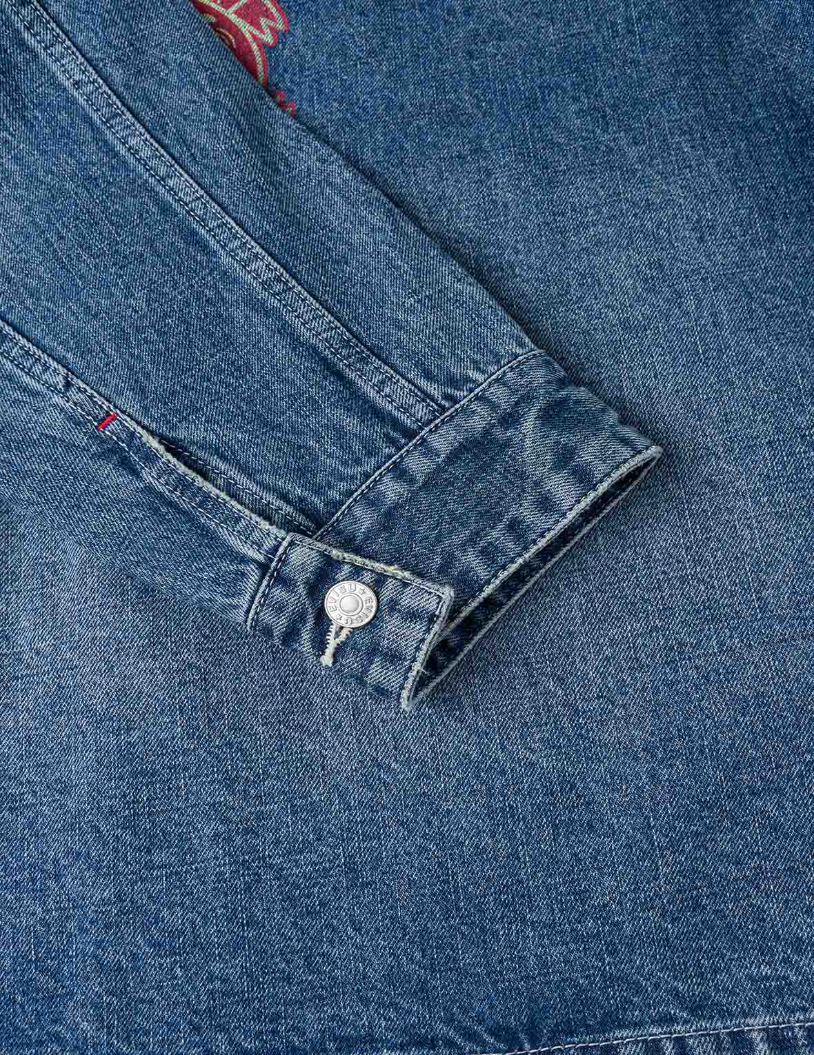 Multi Patches Denim Chore Jacket - Image 13