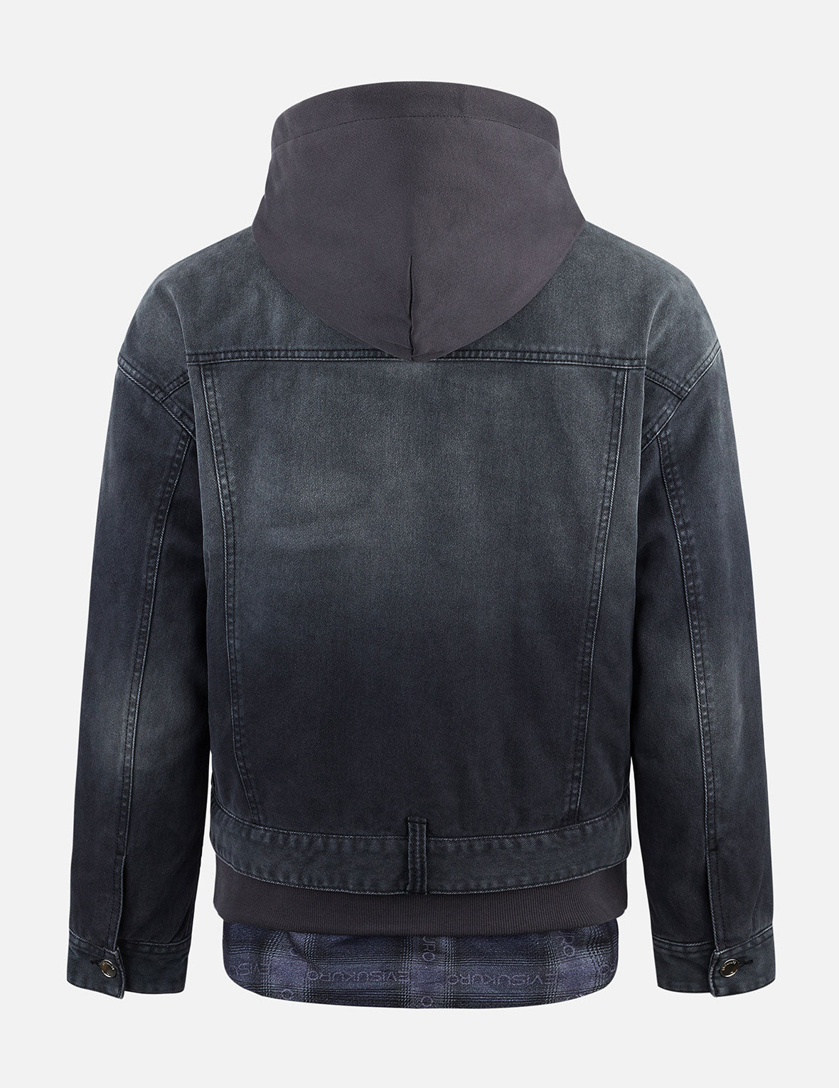Multi-pocket and Layering Effect Relax Fit Trucker Jacket - Image 2