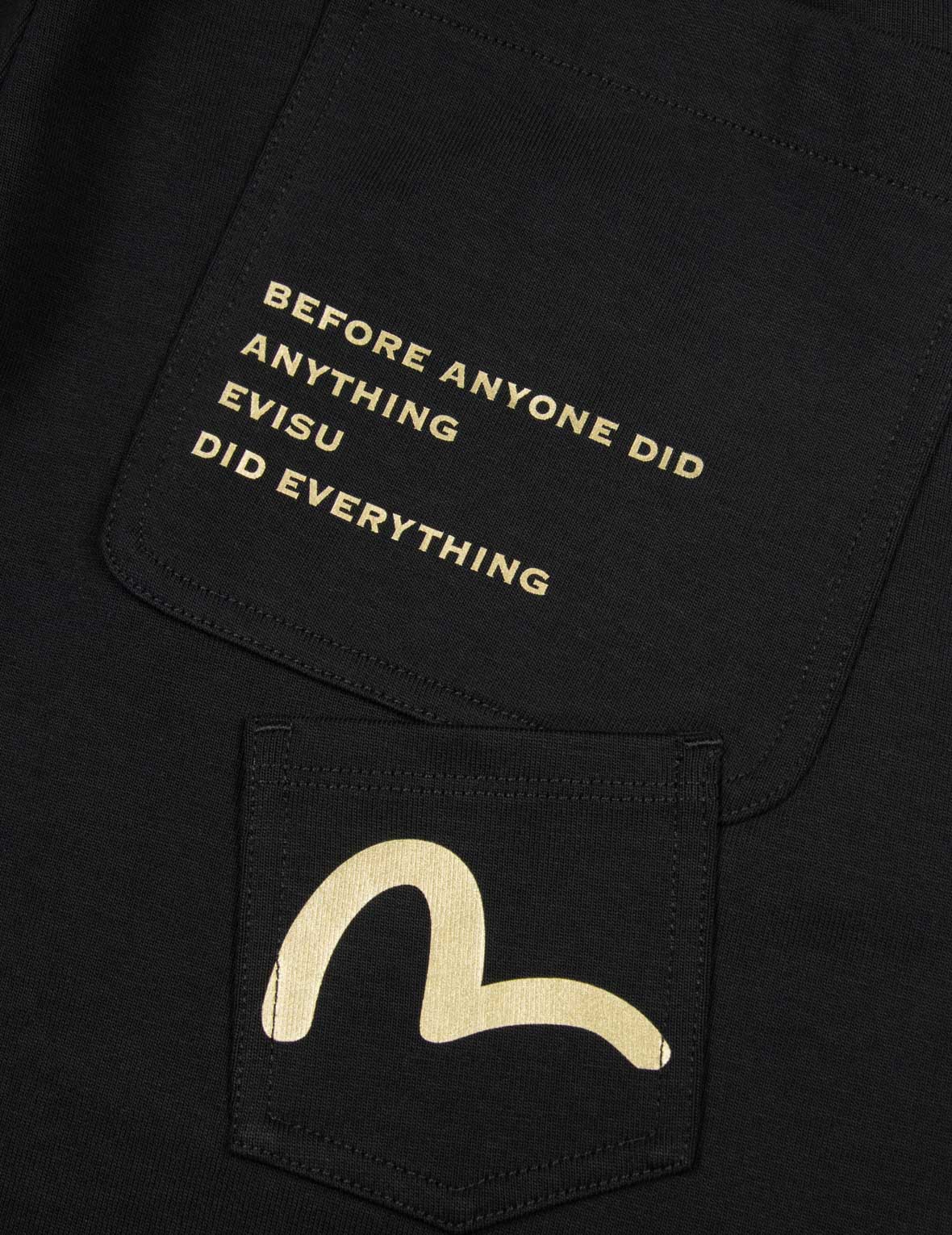 Multi Pocket and Logo Print Loose Fit Sweatpants - Image 9