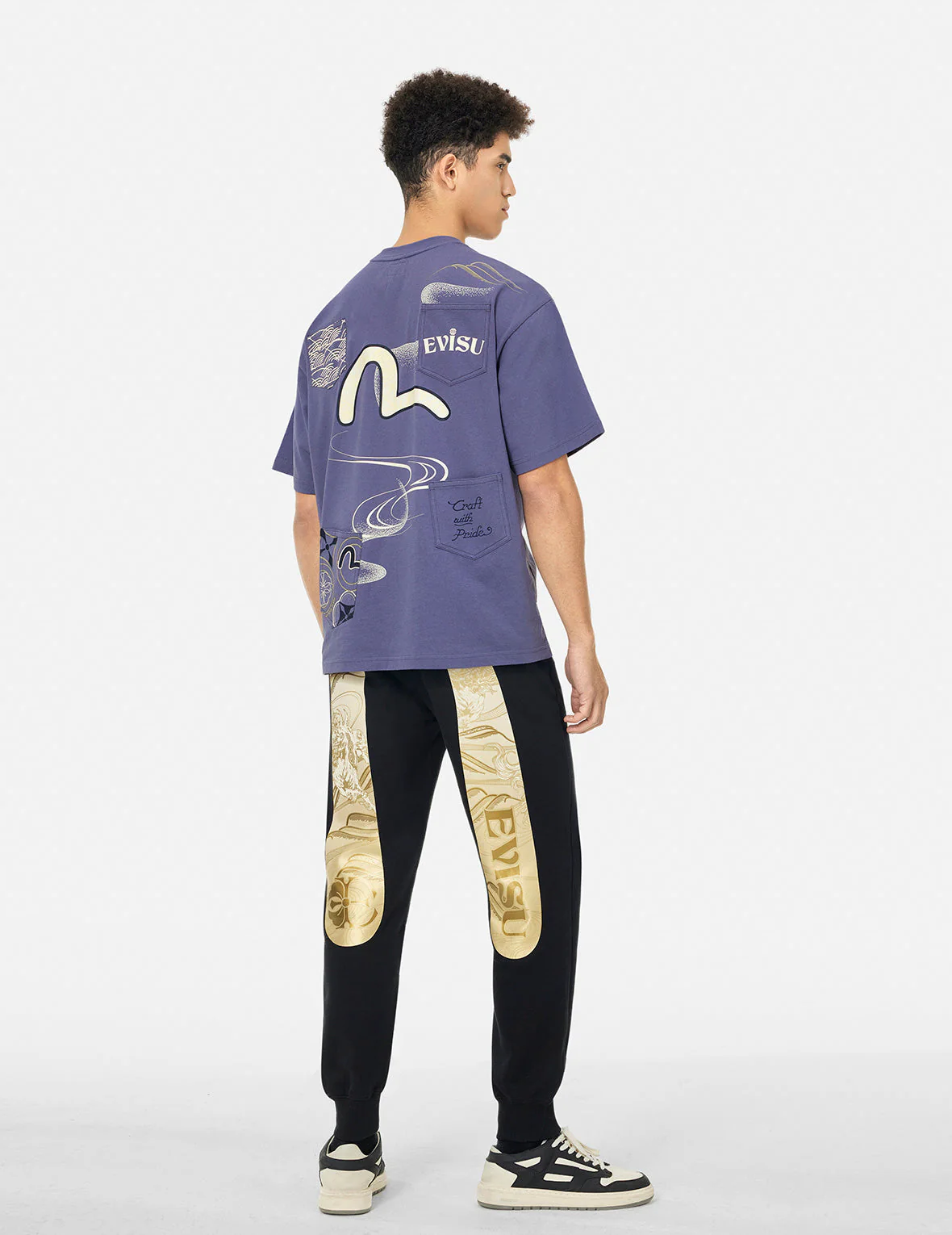 Multi-Pocket and Multi-Print Loose Fit T-shirt - Image 5