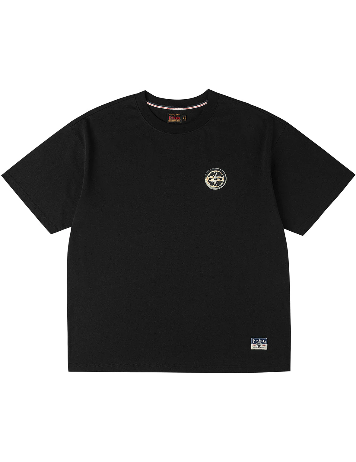 Multi-Pocket Foil Print T-Shirt - Image 4