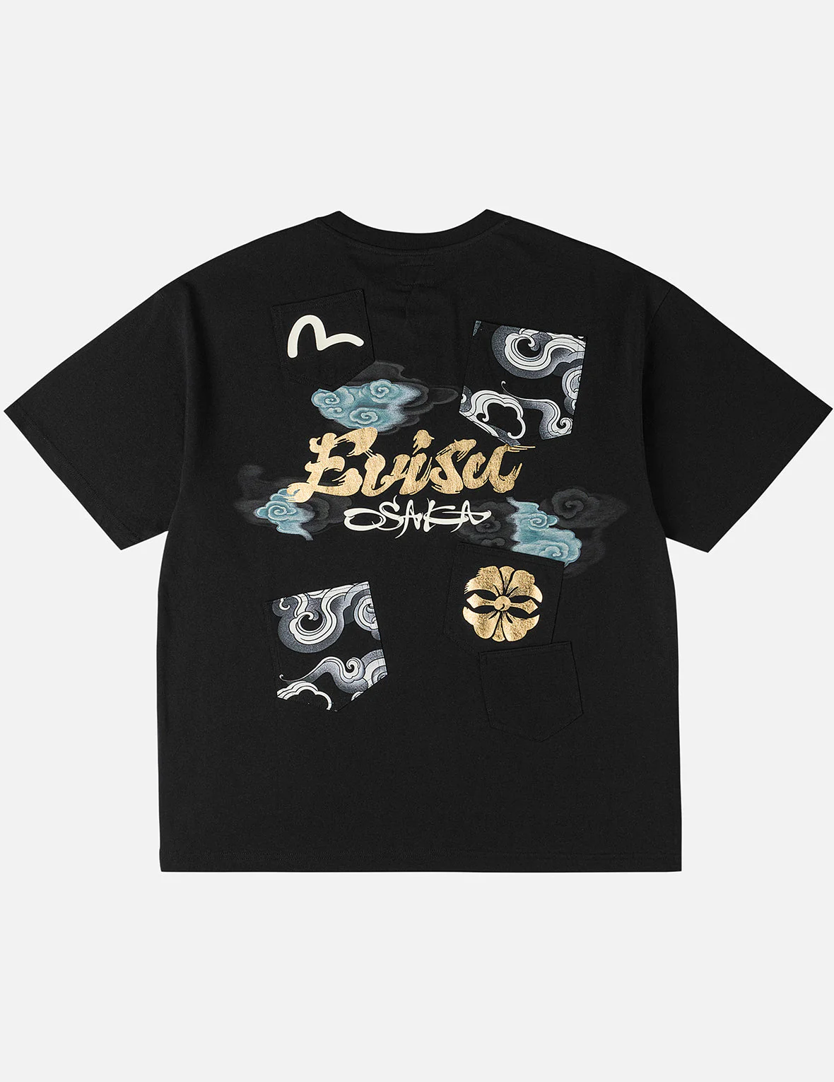 Multi-Pocket Foil Print T-Shirt - Image 6