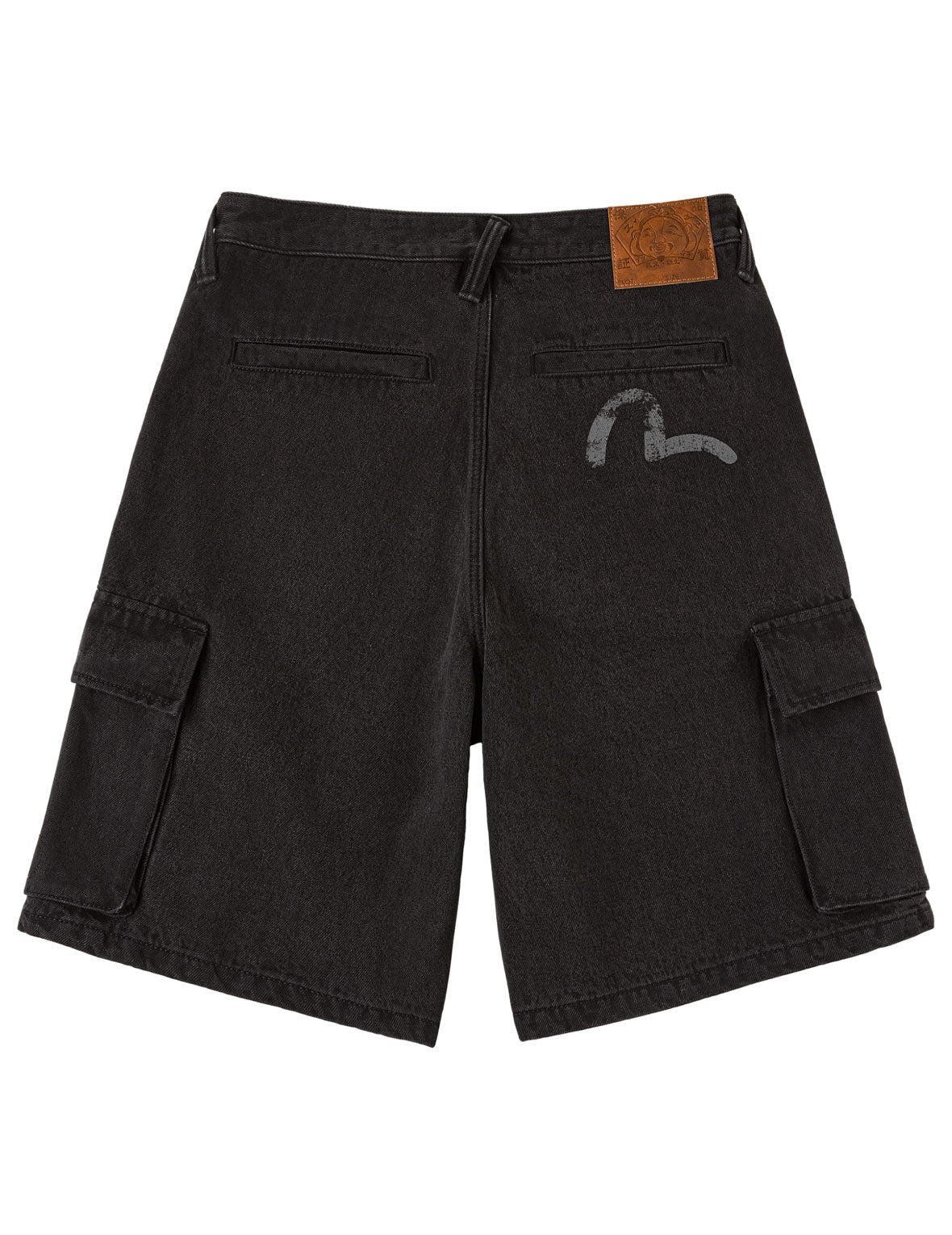 Multi-Pocket Seagull Black Jorts - Image 14