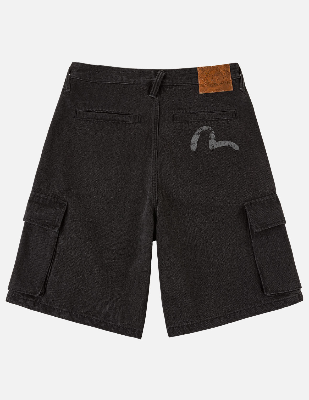 Multi-Pocket Seagull Black Jorts - Image 3