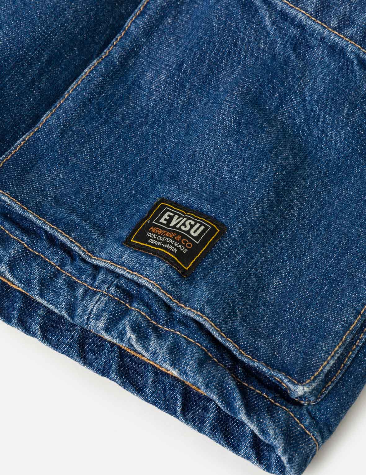 Multi-Pocket Seagull Dark Indigo Jorts - Image 10