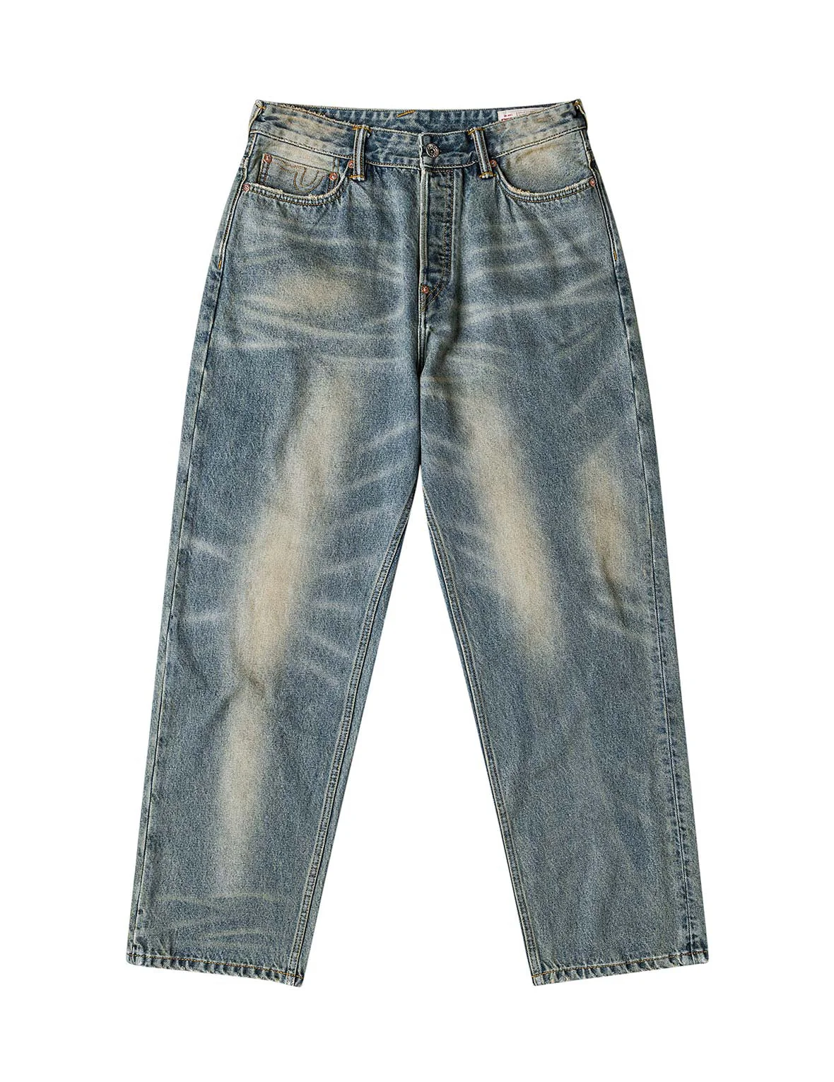 Multi-pocket style Washing Jeans #2038 - Image 2