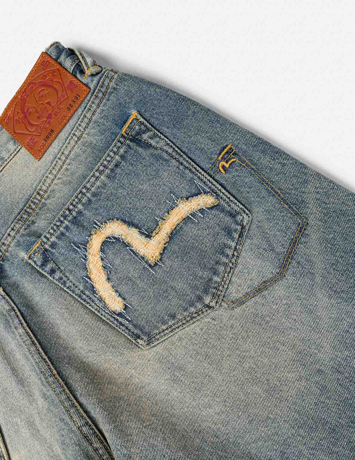 Multi-pocket style Washing Jeans #2038 - Image 5