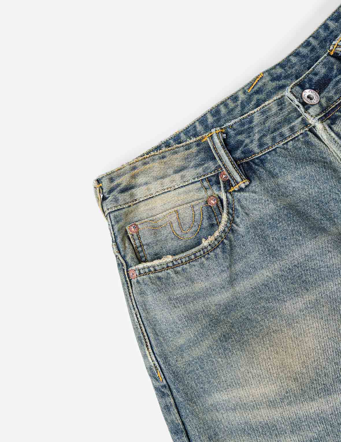 Multi-pocket style Washing Jeans #2038 - Image 9