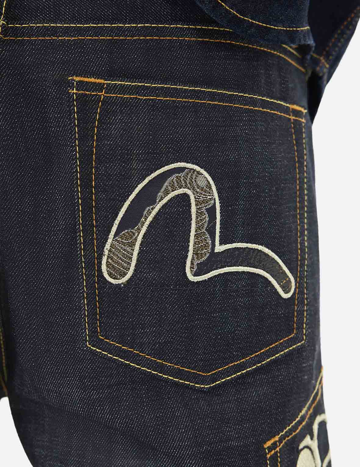 Multi-Pocket with Brocade Patch Regular Fit Denim Shorts - Image 8