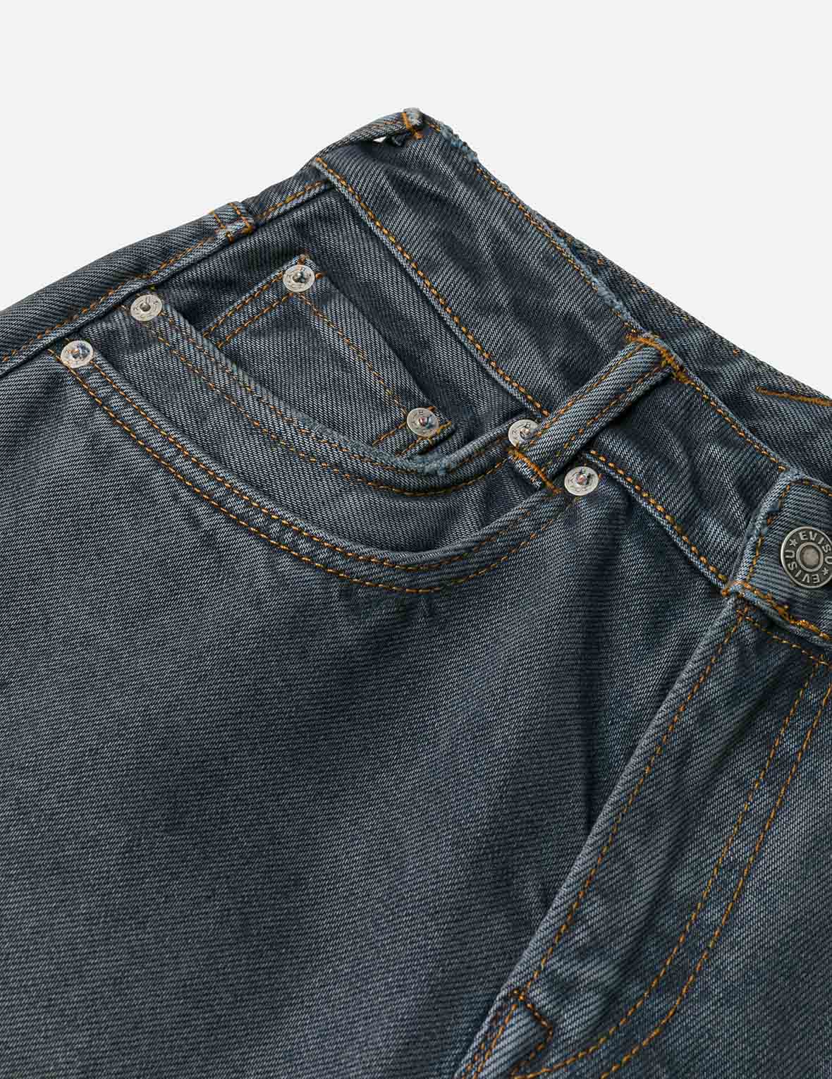 Multi-Pocket with Multi Logos Embroidery Cropped Jeans - Image 10