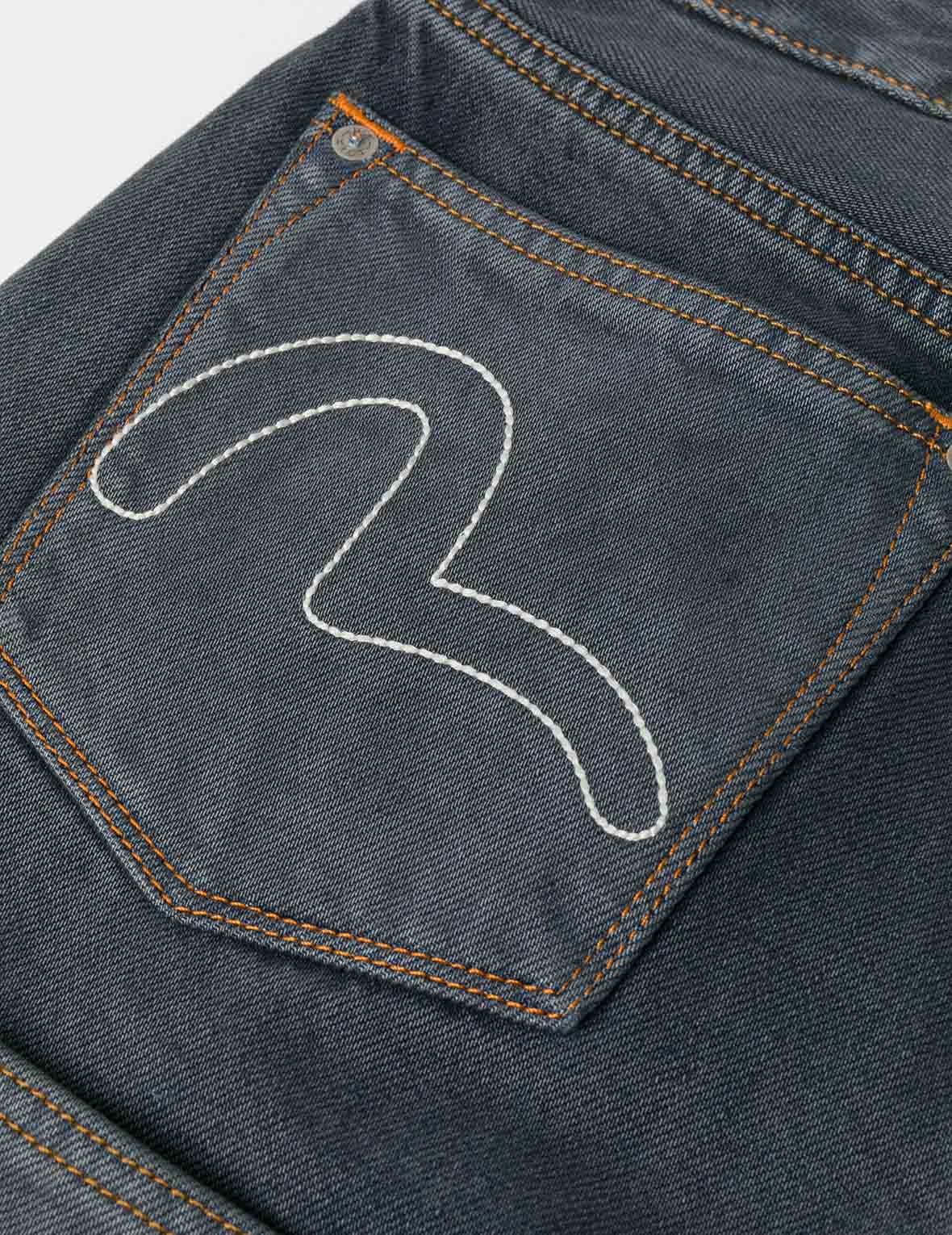 Multi-Pocket with Multi Logos Embroidery Cropped Jeans - Image 7